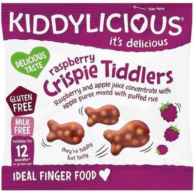 Kiddylicious Crispie Tiddlers - Raspberry (12g)