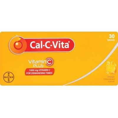 Cal-C-Vita Vitamin C Plus Effervescent Tablets (30 Tablets)