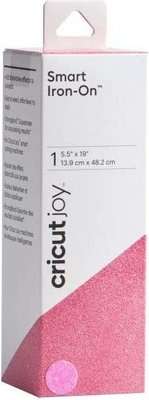 Cricut Joy Smart Iron-On (14 x 48cm)(Glitter Pink) - Compatible with Cricut Joy