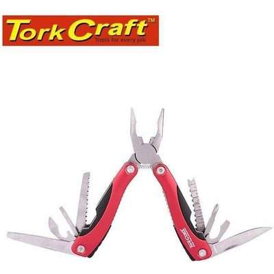 Tork Craft Multitool Red With Nylon Pouch In Blister