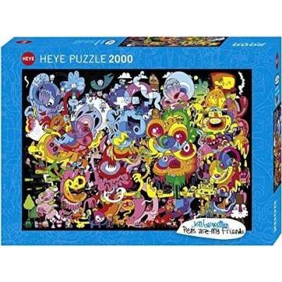 Heye Jigsaw Puzzle - Psychedoodlic (2000 Pieces)