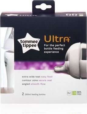 Tommee Tippee Closer to Nature 260ml Ultra Bottle X 2