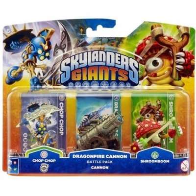 Skylanders - Giants Dragonfire Cannon Battle Pack: Chop Chop, Shroomboom & Dragonfire Cannon