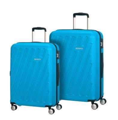 American Tourister Hypercube 2 Piece Set (Small & Large)(Summer Blue)