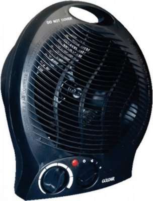 Goldair Upright Fan Heater (Black)
