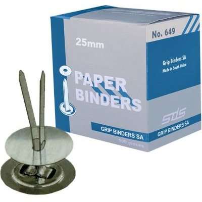 SDS Paper Binder (25mm)(Box of 100)