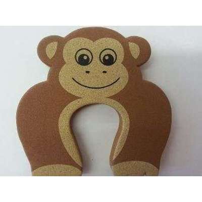 4AKid Foam Door Stopper Brown Monkey
