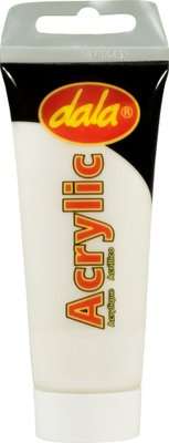 Dala Pearlescent Acrylic Paint (75ml)(White)