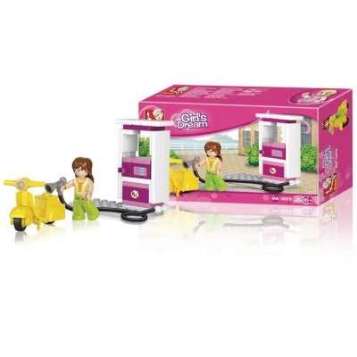 Sluban Girl's Dream - Gas Station (37 Pieces)