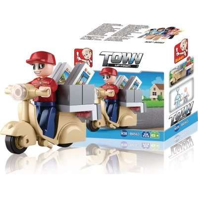 Sluban Town - Courier (28 Pieces)