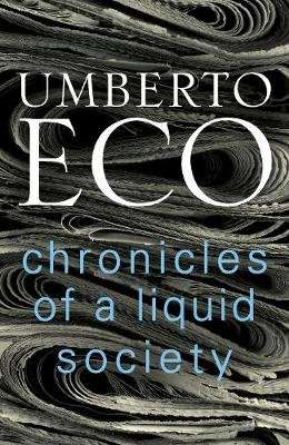 Chronicles of a Liquid Society (Hardcover)