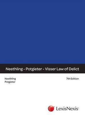 Law Of Delict (Paperback, 7th Edition)