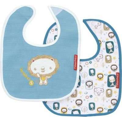 Fisher Price Cotton Bibs (Set of 2)
