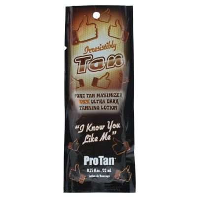 Pro Tan Irresistably Tan Pure Tan Maximizer 20xx Ultra Dark Tanning Lotion Sachet (22ml) - Parallel