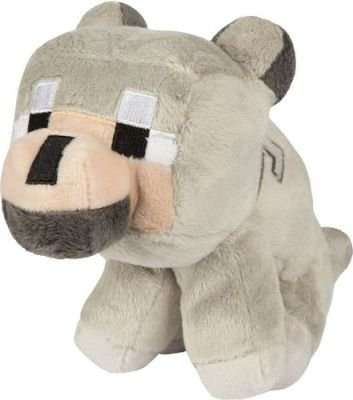 Minecraft 8" Baby Wolf Plush (Gray)