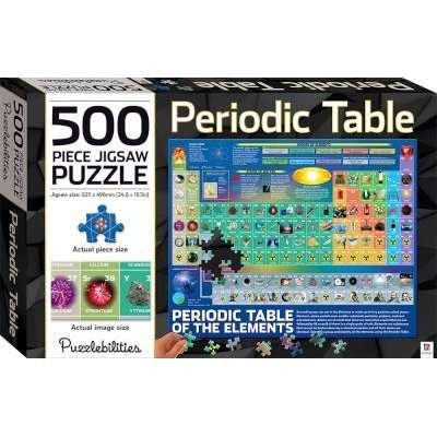 Periodic Table 500-Piece Jigsaw Puzzle (Jigsaw)