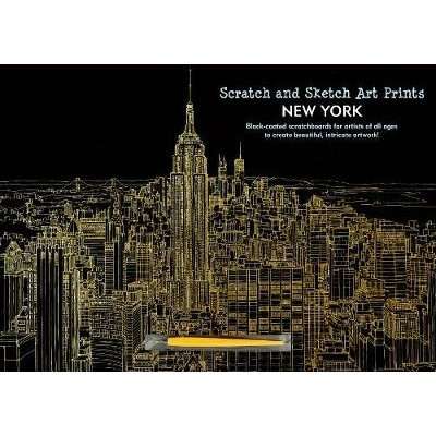 New York Scratch & Sketch Art Print (Hardcover)