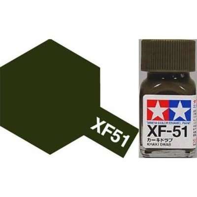 Tamiya XF-51 Enamel Paint (Khaki Drab)