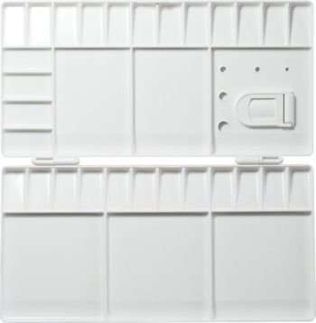 Studio Essentials Large Folding Plastic Palette - 10x4in