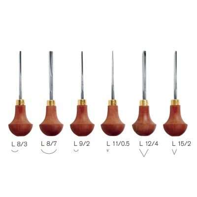 Pfeil Linoleum and Block Cutter Set of 6 - Set C