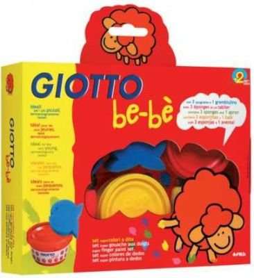 Giotto BE-BE' Finger Paint Set & Accessories (3 Pack)