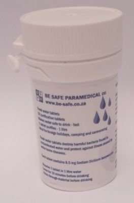Be Safe Paramedical Water Purification Tablets (Pack of 50)