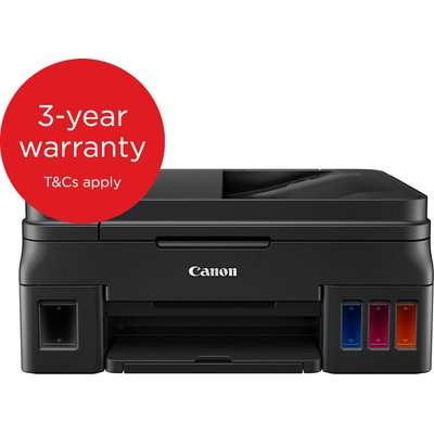 Canon Pixma G4411 4-in-1 Colour Ink Printer with Wi-Fi (A4)(Black)