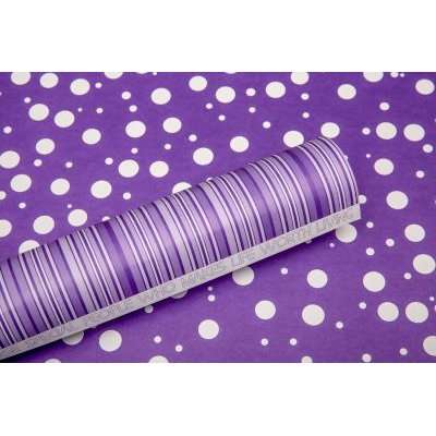 Lady Pattern Paper Basic Essentials Collection Double Sided Paper Dreamy Dots (Purple Affair Design)
