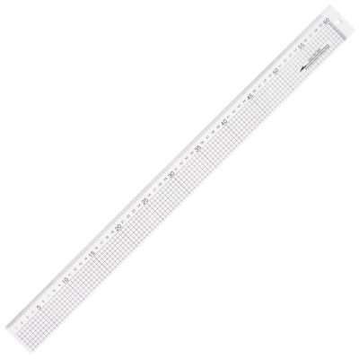 Jakar Acrylic Ruler With Stainless Steel Edge (60cm)