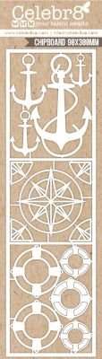 Die Cut Matt Board Lanki Nautical Theme