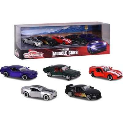 Majorette American Muscle Cars - 5 Piece Giftpack