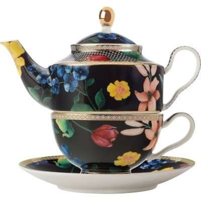 Maxwell and Williams Tea's and C's - Contessa T4One with Infuser (Black)