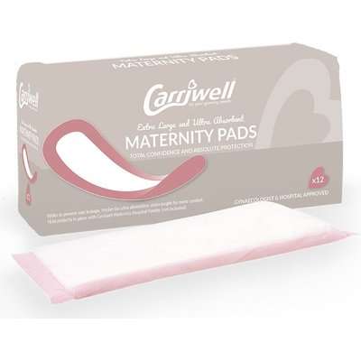 Carriwell Maternity Pads Extra Large & Ultra Absorbent (12 Pack)