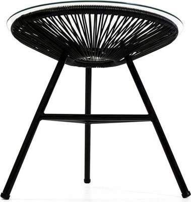 Fine Living Rope Coffee Table (Black)