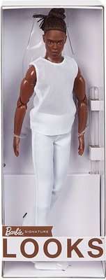 Barbie Signature Looks Poseable Ken Doll - Jon (Brunette)