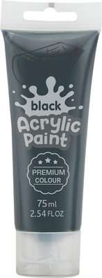 Bantex @School Acrylic Paint (Black)(75ml)