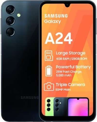 Samsung A24 - 128GB - Dual Sim - Black - Brand NEW SEALED