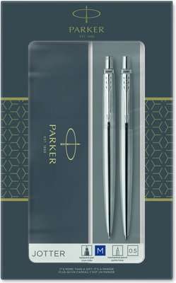 Parker Jotter Duo Stainless Steel Ballpen and Pencil Set