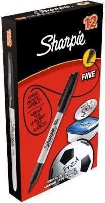 Sharpie Fine Marker (Box of 12)(Black)