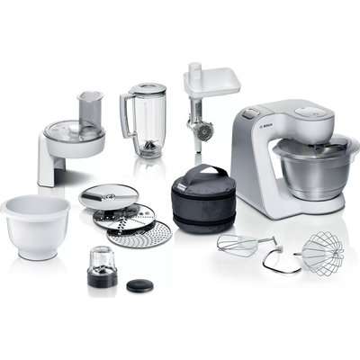 Bosch Styline MUM5 Kitchen Machine (White/Silver)