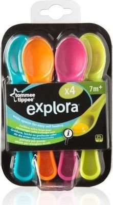 Tommee Tippee - Explora Feeding Spoons (Supplied Colour May Vary)