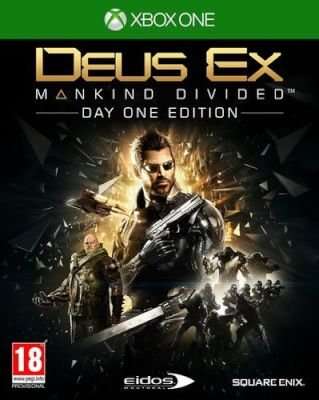 Deus Ex Mankind Divided (XBox One, Blu-ray disc)