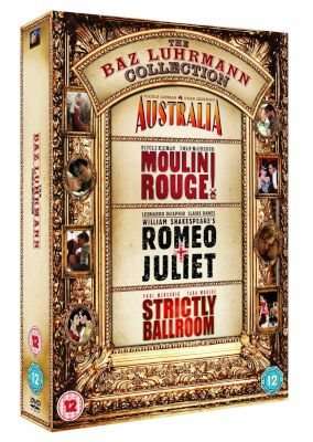 The Baz Luhrmann Collection - Australia / Moulin Rouge / Romeo & Juliet / Strictly Ballroom (DVD, Bo