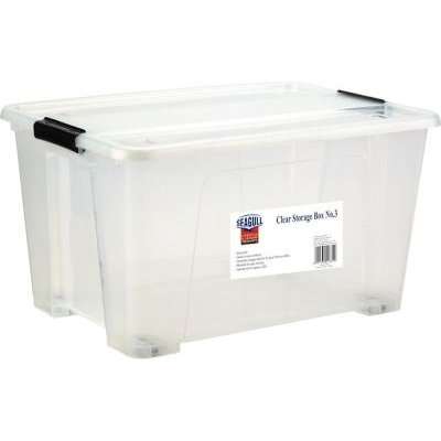 Seagull Clear Storage Box (42lt)