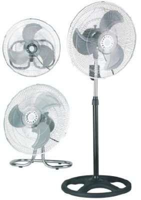 Goldair Pedestal High Velocity 3 In 1 Floor Fan (45cm)