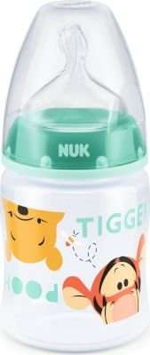 Nuk Winnie First Choice 150ml Bottle Silicone Teat (Upside Down | Size 1)