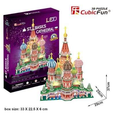 Cubic Fun 3D Puzzle - St. Basil's Cathedral (Russia) 224 Pieces