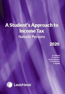 A Student's Approach To Income Tax - Natural Persons 2020 (Paperback)