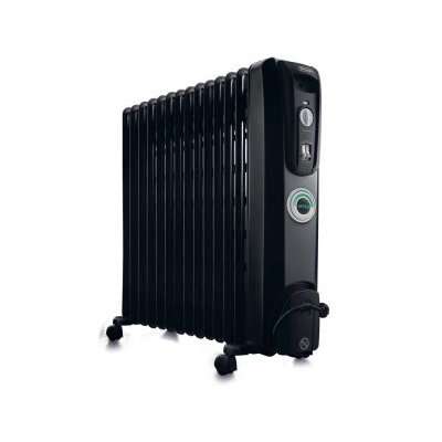 Delonghi ComforTemp 14 Fin Oil Filled Radiator Heater (Black)