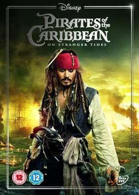 Pirates of the Caribbean: On Stranger Tides (English, French, Hindi, DVD)